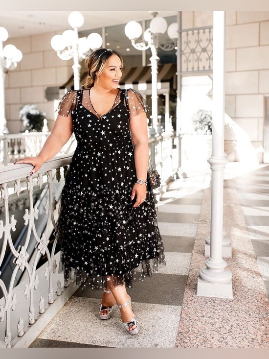 Modcloth Dresses & Skirts - ModCloth Tulle There Was You Starry Night Tulle Dress Size L